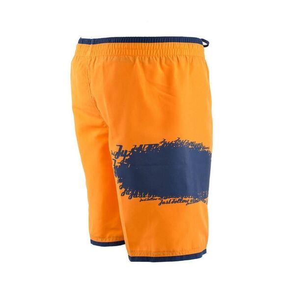 Just Cavalli Men XXS / 44 EU Orange & Navy Blue Board Swim Shorts Side Pocket - Picture 4 of 4